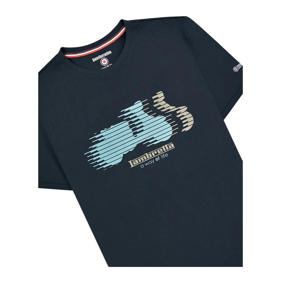 Lambretta  T-ShirtMotiftyle Scooter Flou 