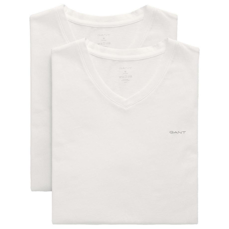GANT V-Ausschnitt Kurzarm T-Shirt 4er Pack  