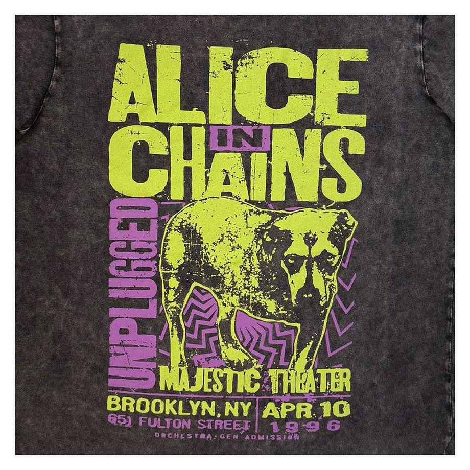 Alice In Chains T-Shirt Unplugged Lavage à la Pierre  