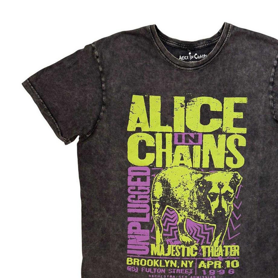 Alice In Chains T-Shirt Unplugged Lavage à la Pierre  