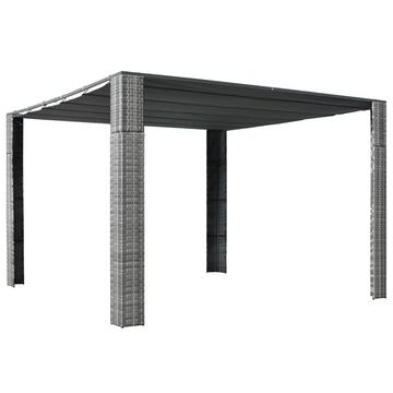 Pavillon poly-rattan
