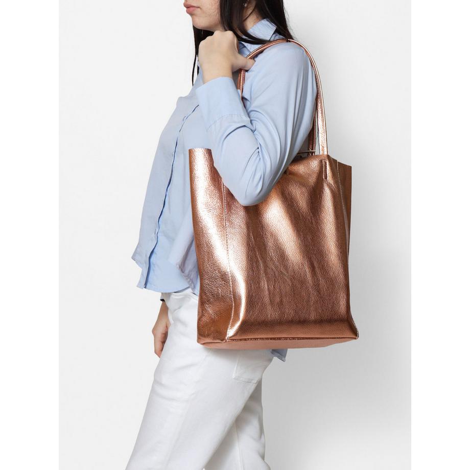 Gave Lux Borsa Tote Metallizzata  