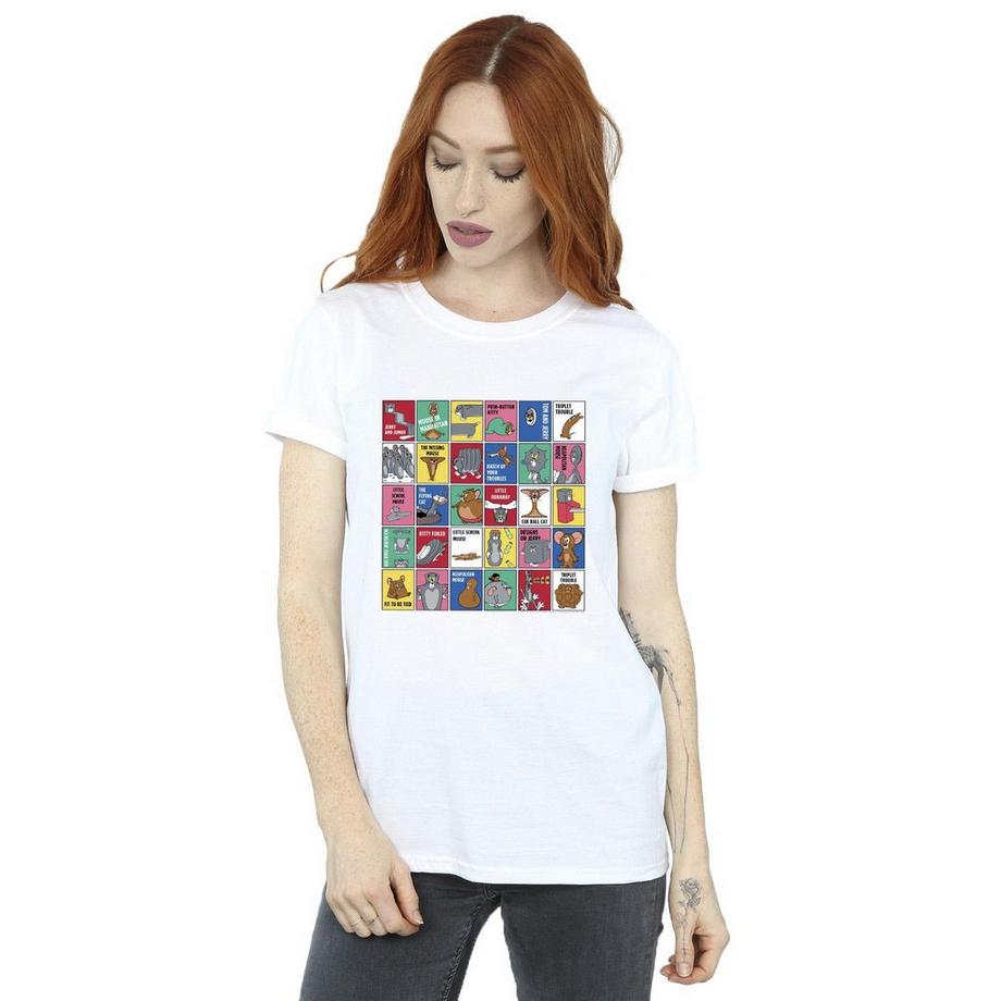 Warner Bros T-Shirt Grid Squares  