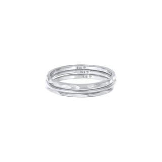 Elli  Ring Stapelringe Stacking Bandring 3Er Set 