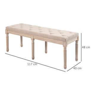 HOMCOM  Banc de chambre 