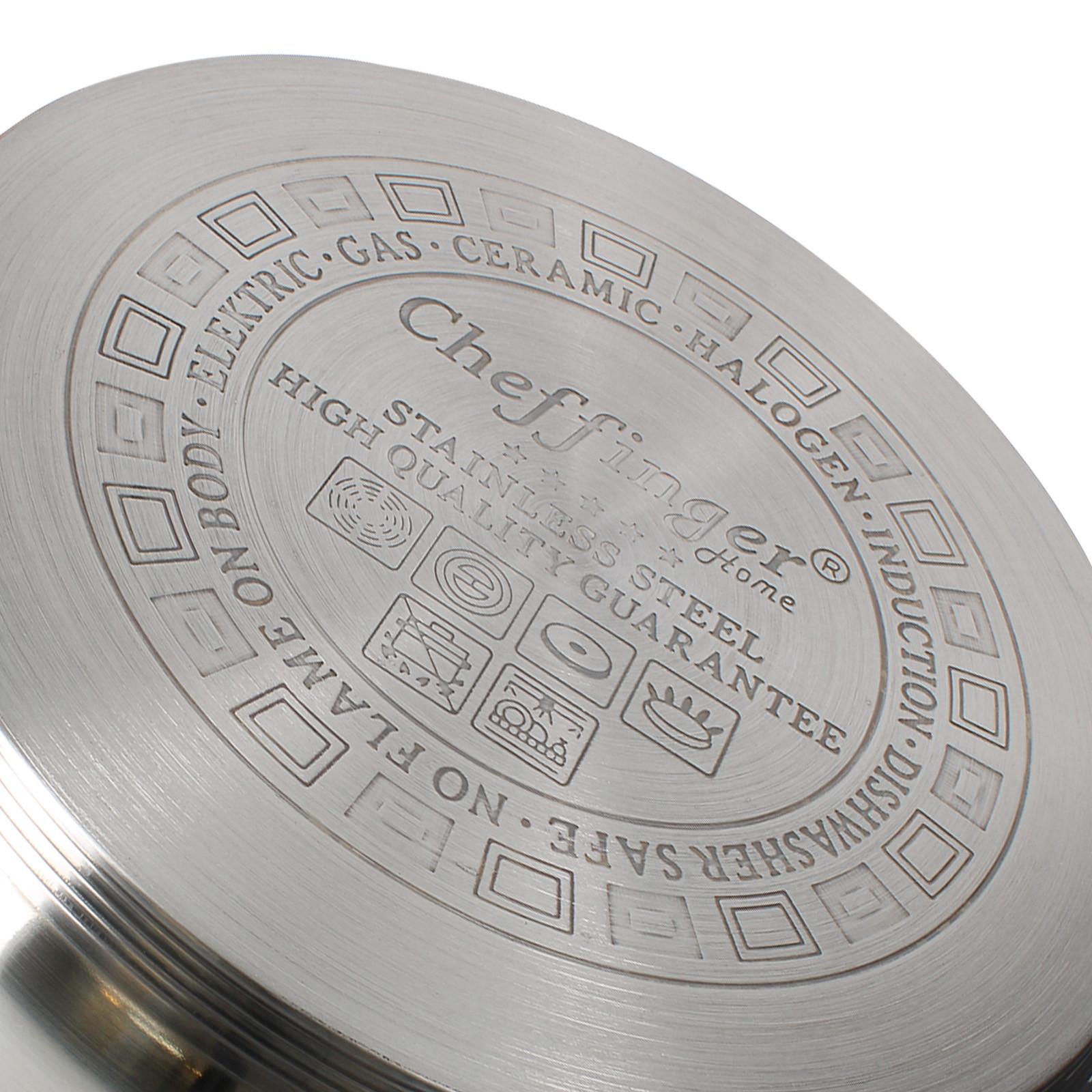 Cheffinger Set 5 pentole 16 / 18 / 20 / 22 / 24 cm  