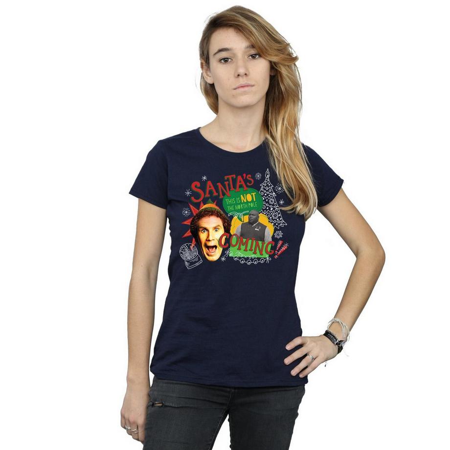 Elf Santa's Coming T-Shirt  