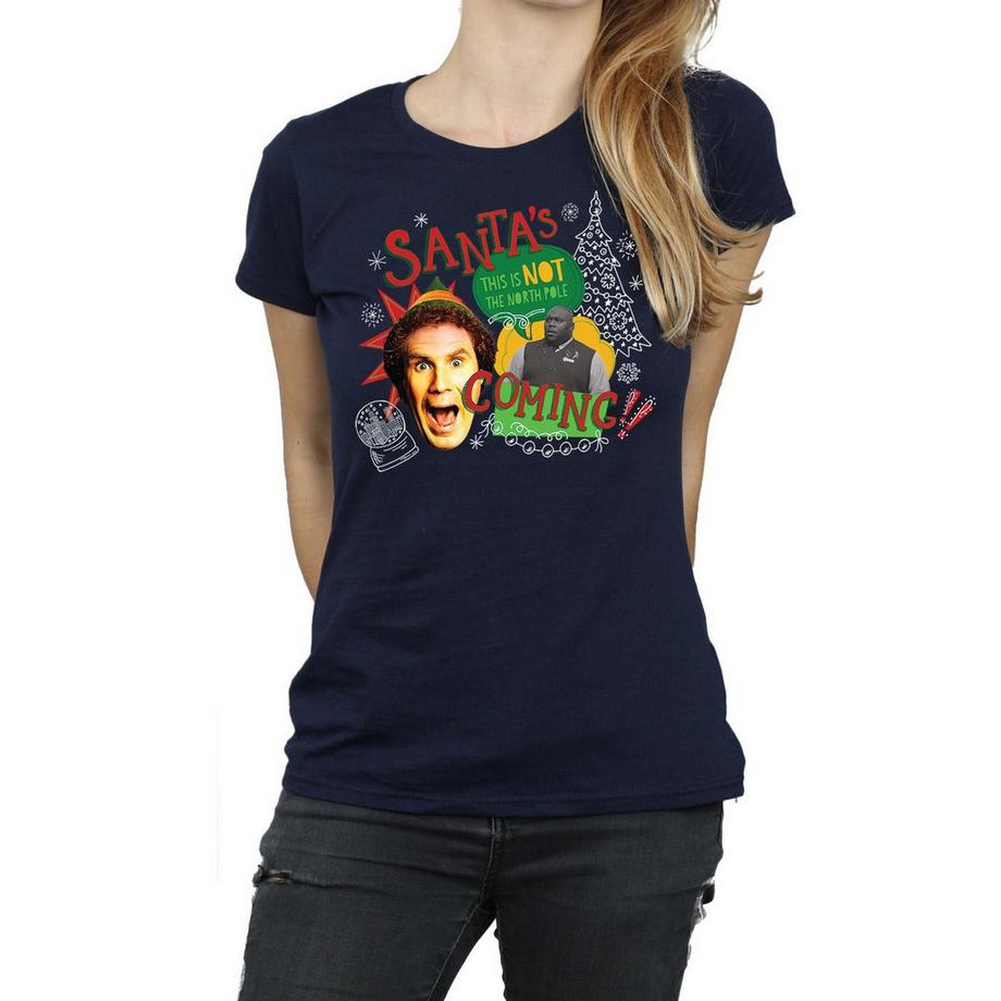 Elf Santa's Coming T-Shirt  