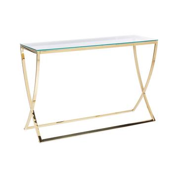 Tavolino consolle en Acciaio inox Glamour RINGGOLD