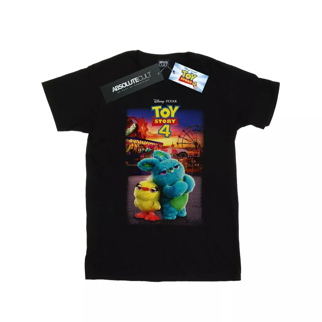 Disney - Toy Story 4 TShirt, für Damen, Schwarz, Größe XL