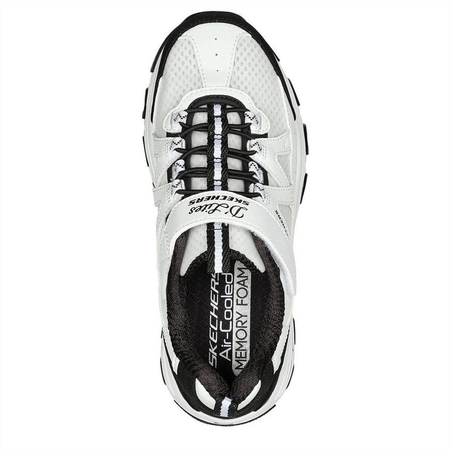 SKECHERS Dlites Sneaker mit Klobigem Flachem Sohlen  