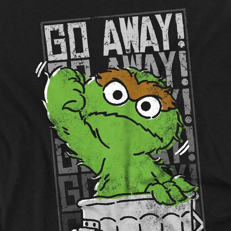 Sesame Street T-Shirt Manches Longues Go Away  
