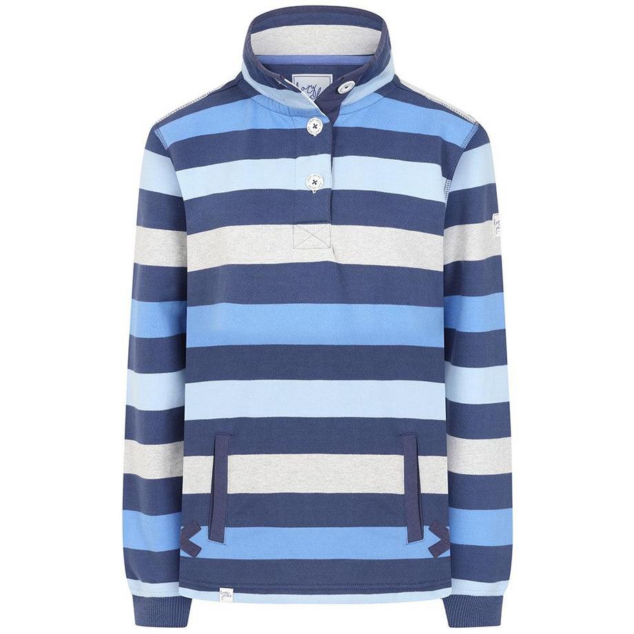 Sweatshirt  , Knopfhals