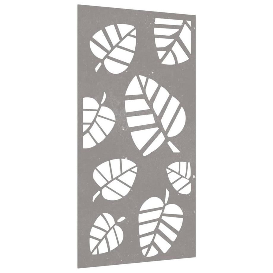 VidaXL Décoration murale de jardin acier  