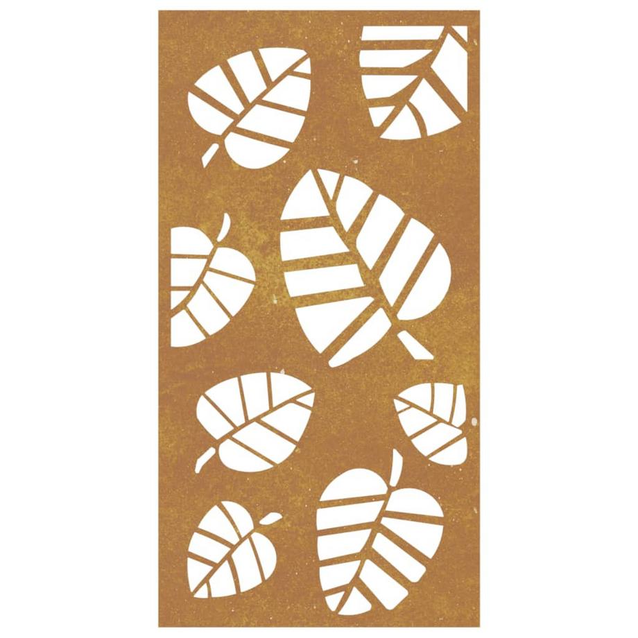 VidaXL Décoration murale de jardin acier  