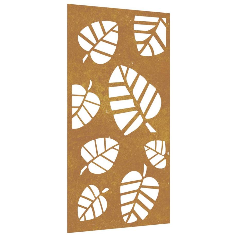 Décoration murale de jardin acier