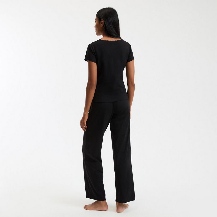 La Redoute Collections Pyjama Manches Courtes en Jersey de Coton  
