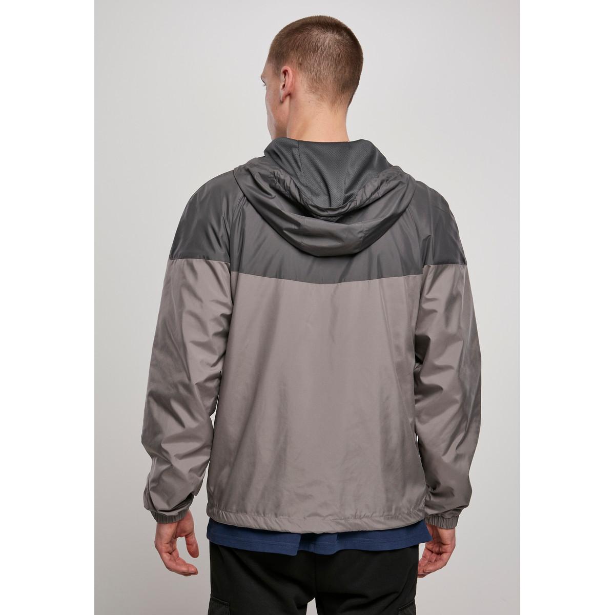 URBAN CLASSICS Classics Zweifarbige Tech Windrunner Jacke  
