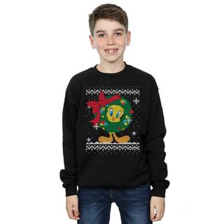 LOONEY TUNES  Sweat TWEETY PIE CHRISTMAS FAIR ISLE 