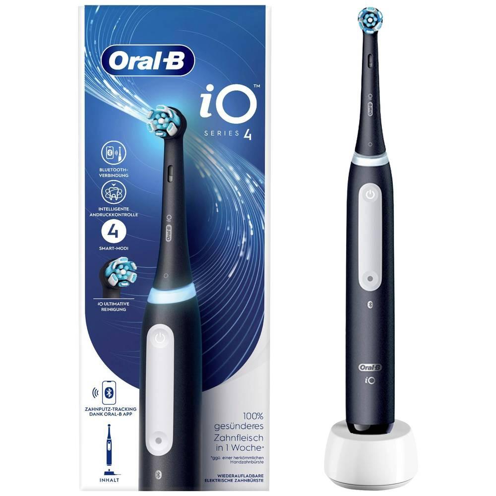 Oral-B  iO Series 4  Elektrische Zahnbürste Rotierend/Oszilierend Schwarz 