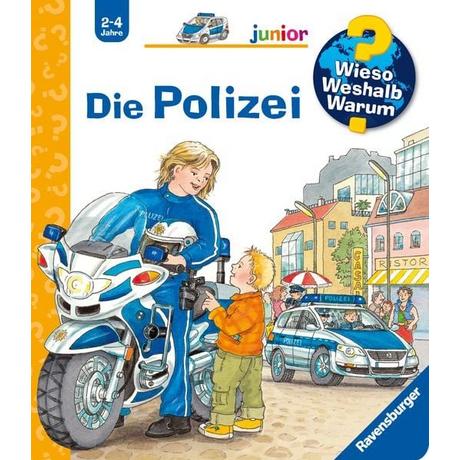 Wieso? Weshalb? Warum? junior, Band 18: Die Polizei Erne, Andrea; Metzger, Wolfgang (Illustrationen) Gebundene Ausgabe 