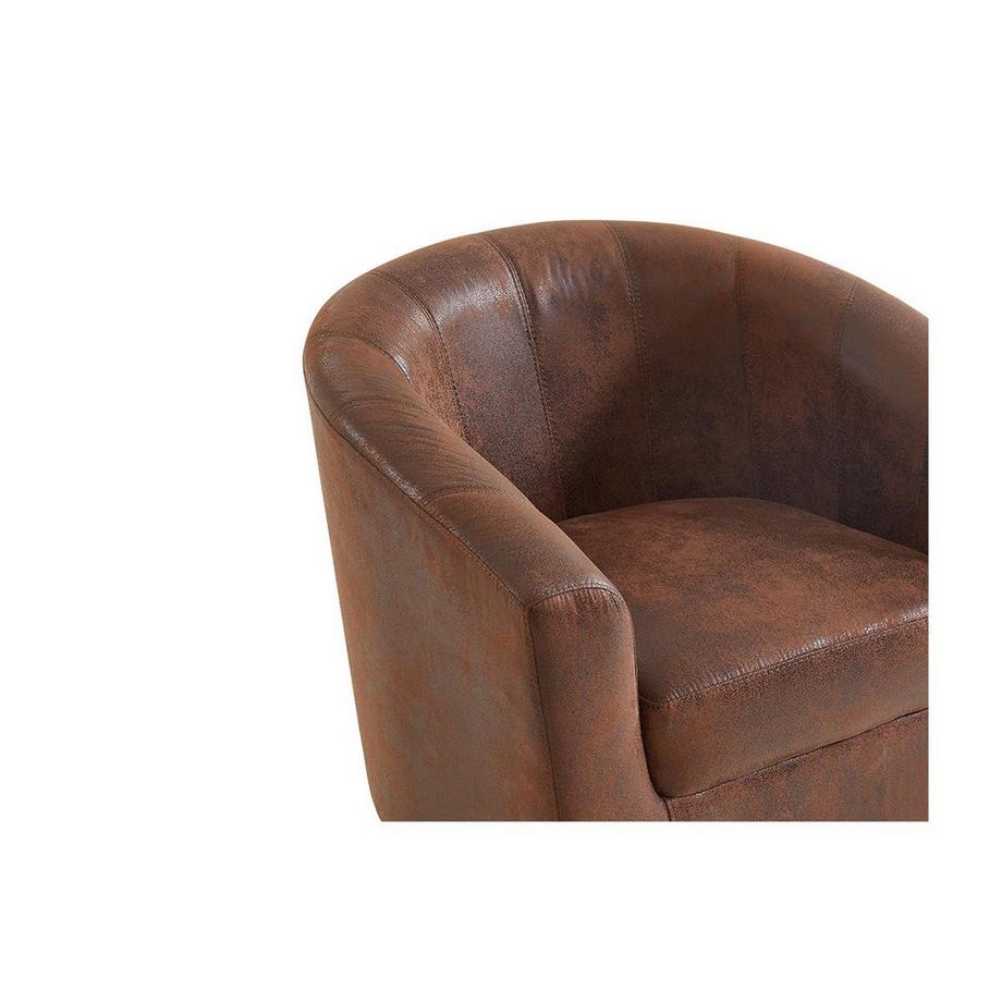 Vente-unique Poltrona cabriolet in Microfibra invecchiata e CRISTOBAL II  