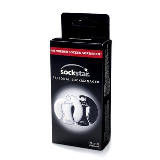 Sockstar Personal Sock Manager Family Pack 20 Clips 4 Couleurs  