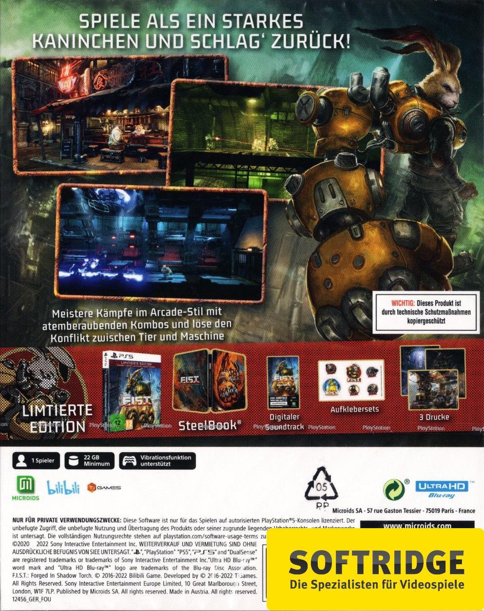 MICROIDS  PS5 F.I.S.T. Forged in Shadow Torch 