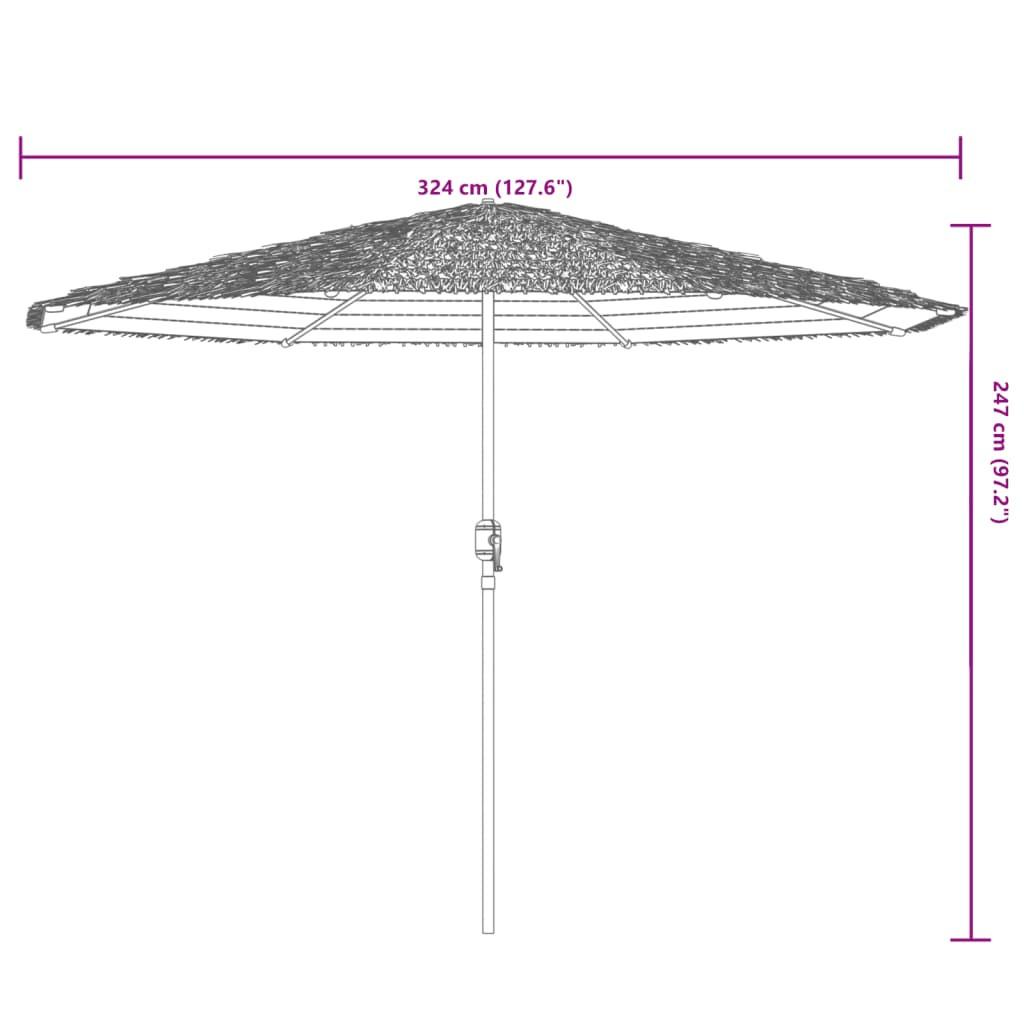 VidaXL Parasol de jardin  