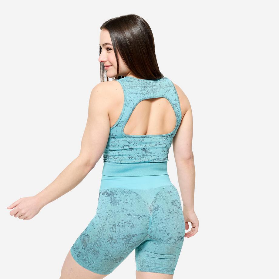 DOMYOS  Crop top donna 