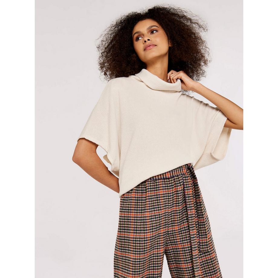 APRICOT Top a collo alto a coste  