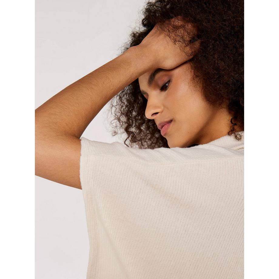 APRICOT Top a collo alto a coste  
