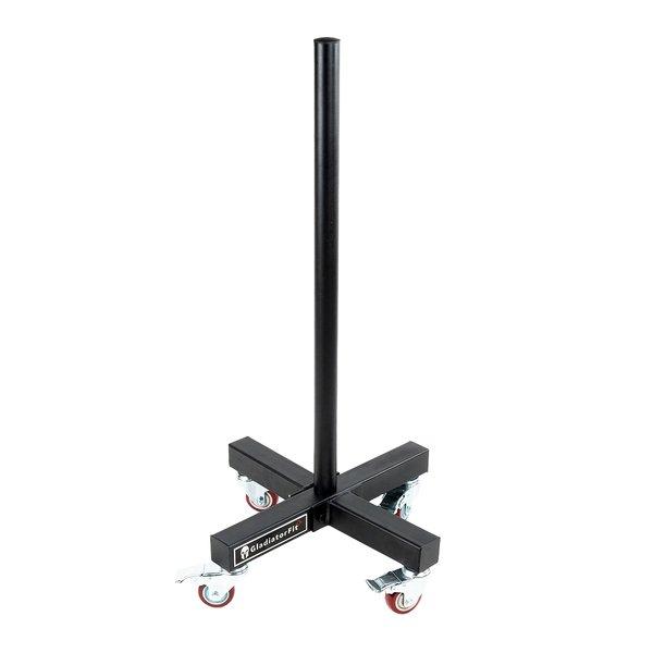 GladiatorFit  Chariot rack de transport pour disques Ø 51mm en acier GladiatorFit 