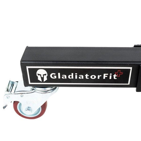 GladiatorFit  Chariot rack de transport pour disques Ø 51mm en acier GladiatorFit 