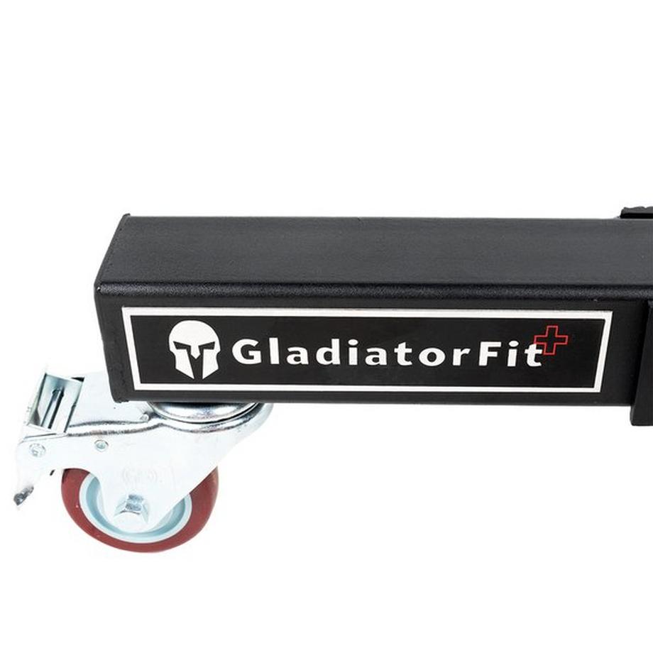GladiatorFit  Chariot rack de transport pour disques Ø 51mm en acier GladiatorFit 