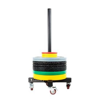 GladiatorFit  Carrello di trasporto per dischi GladiatorFit in acciaio da Ø 51 mm 