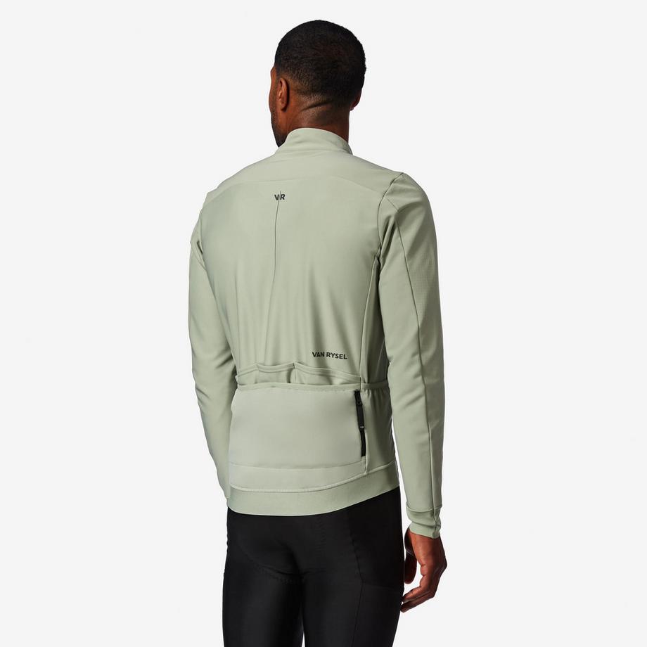 VAN RYSEL  Veste de vélo de route hiver homme, EDR vert 