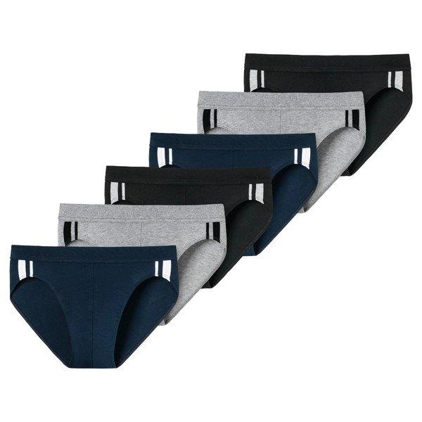 Schiesser 6er Pack Stretch Organic Cotton Rio-Slips  