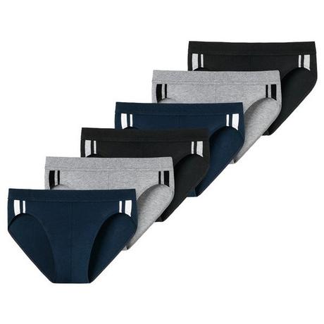 Schiesser 6er Pack Stretch Organic Cotton Rio-Slips  