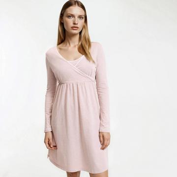 Chemise de nuit de grossesse en coton bio