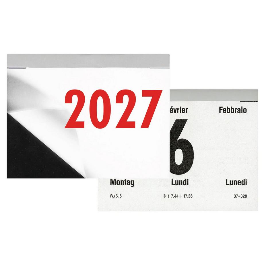 Calendrier à effeuiller journalier bloc 4 oblong