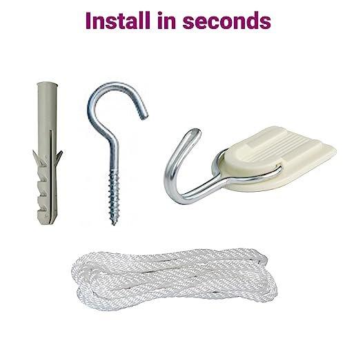 Activity-board Blauer Betthimmel mit vorgestickten leuchtenden Sternen - Prinzessin Moskitonetz für Mädchenzimmer  