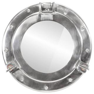 VidaXL Miroir en forme de hublot aluminium  