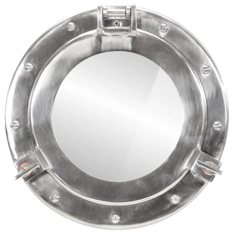 VidaXL Miroir en forme de hublot aluminium  