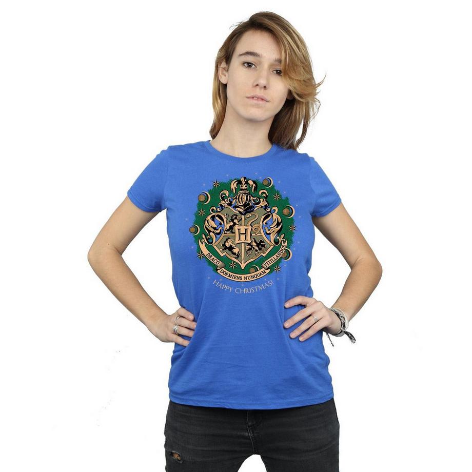 Harry Potter Hogwarts Happy Christmas T-Shirt  