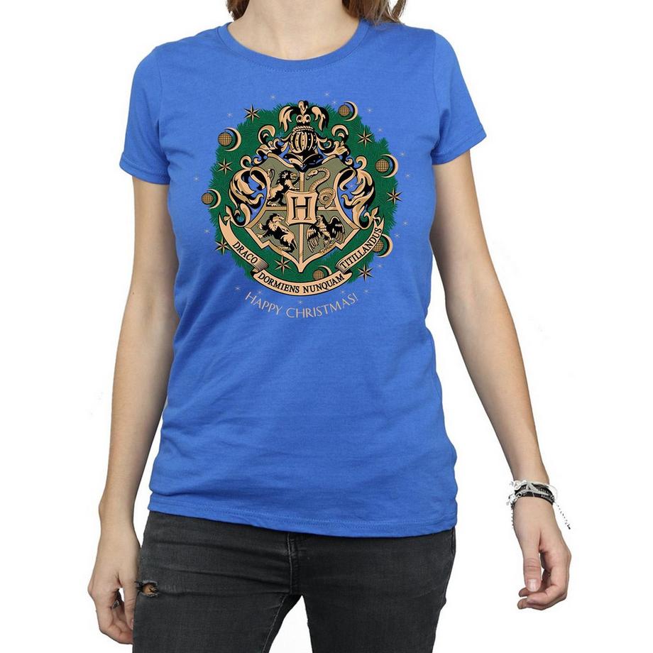 Harry Potter Hogwarts Happy Christmas T-Shirt  