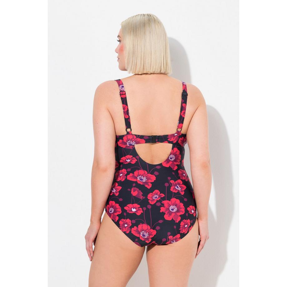 Ulla Popken Badeanzug Blüten Softcups  