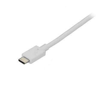 STARTECH.COM  StarTech.com Câble adaptateur USB C vers DisplayPort de 1,8 m - 4K 60 Hz - Blanc 