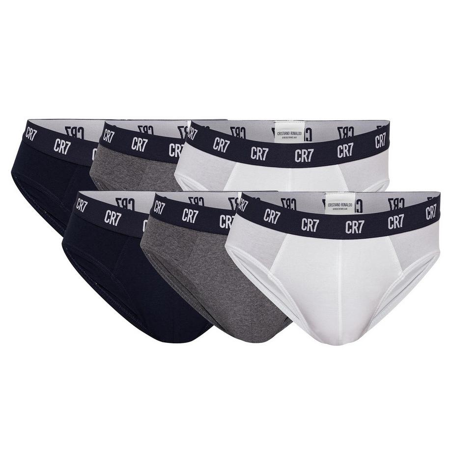 Scivolone Uomini Confezione da 6 Aderente alla figura-CR7 Basic, Slip, 6-pack