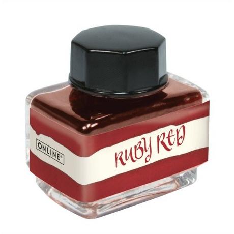 Online  ONLINE Tintenglas 15ml 17121/3 Ruby Red 